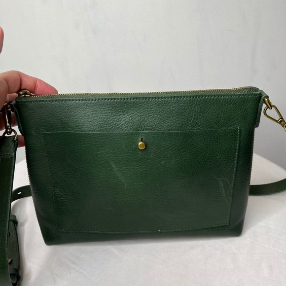 Madewell Womens $158 Transport Shoulder Crossbody Bag Forest Green NC275 - Picture 7 of 10